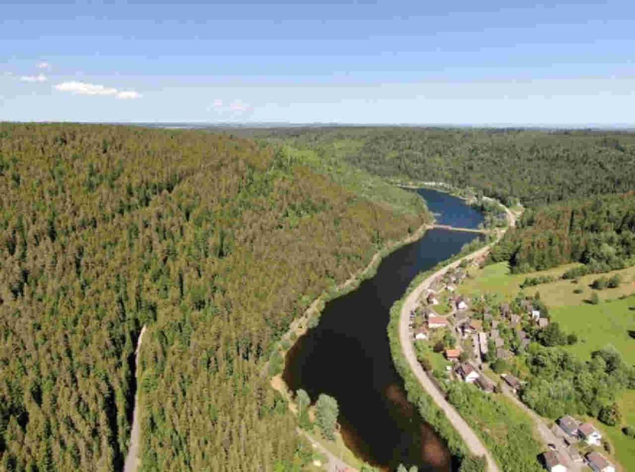 Ferienhaus Schwarzwald Seewald Erzgrube Badesee 100% Natur ภายนอก รูปภาพ